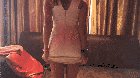 Revealing a cute butt with a little jiggle