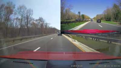 This Lunatic needs to be off the road before someone gets hurt. More info in the comments.
