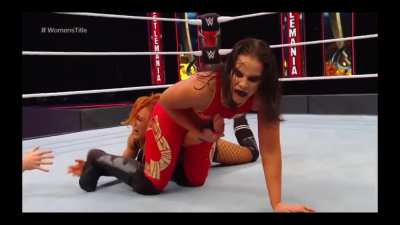 Becky escaped with a win, but Shayna completely dominated her