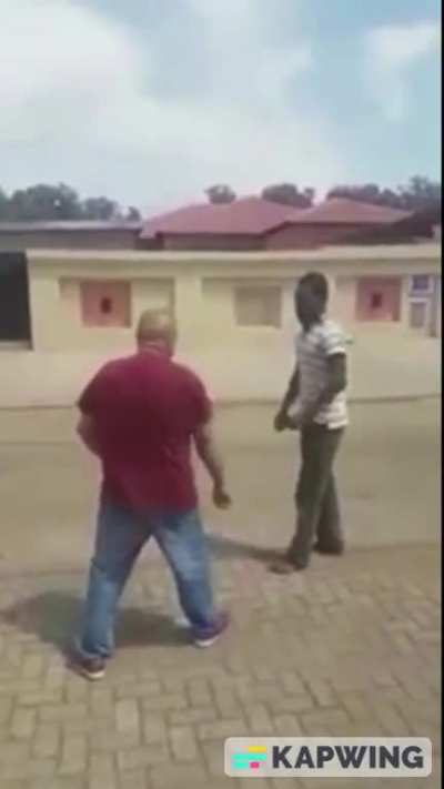 Scared the hell out of this man
