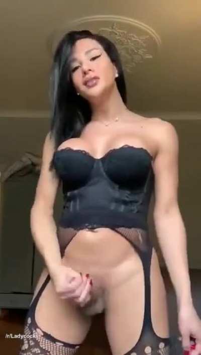 Shes got plenty to show off