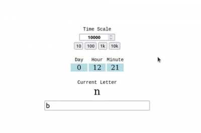 Time Based Text Input