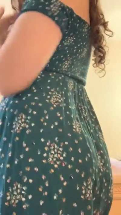 reveal under my sundress :)