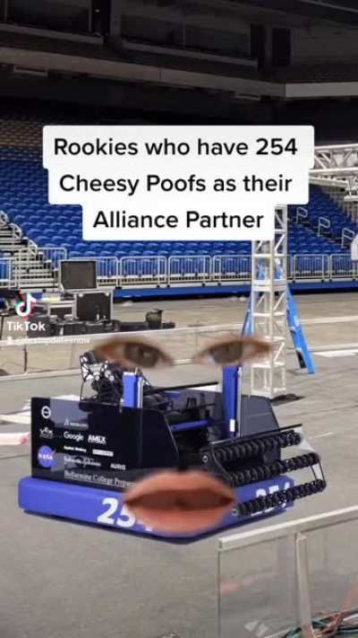 Rookies who have 254 Cheese Poofs as their Alliance Partner