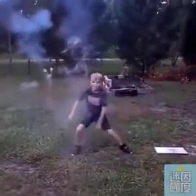 firecrackers and kids are like bathtubs and toasters.