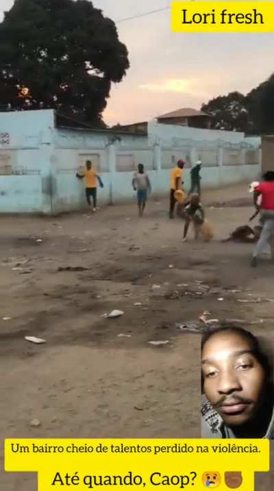 Um bairro cheio de talento perdido na violência.😭🇦🇴