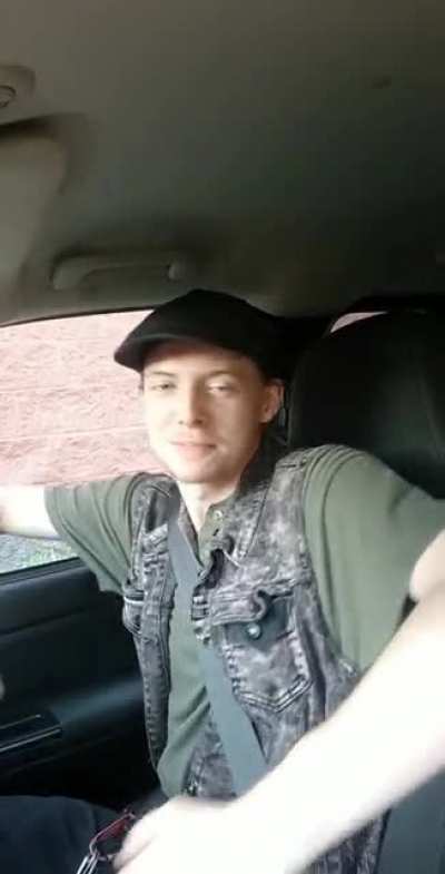 In the drive thru