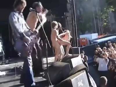 Fucking on stage