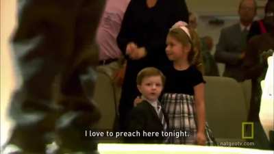 Four year old preacher