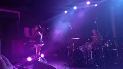 Rebecca Black bounced her big tits on stage