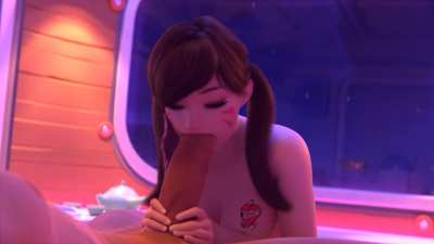 D.va big dick blowjob