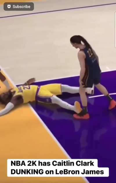 This what's gonna happen when WNBA players are DM or higher in 2k26