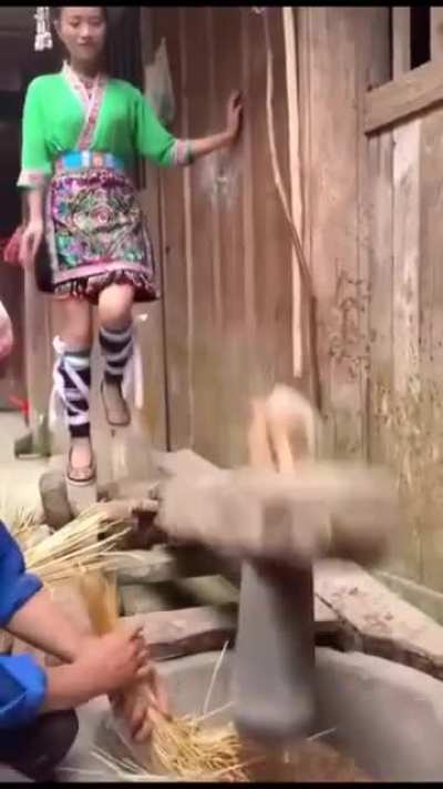 Пшеничная молотилка