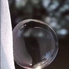 Bubble Freezing To Become Ice
