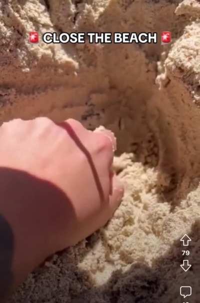 Close—- Burn the beach…