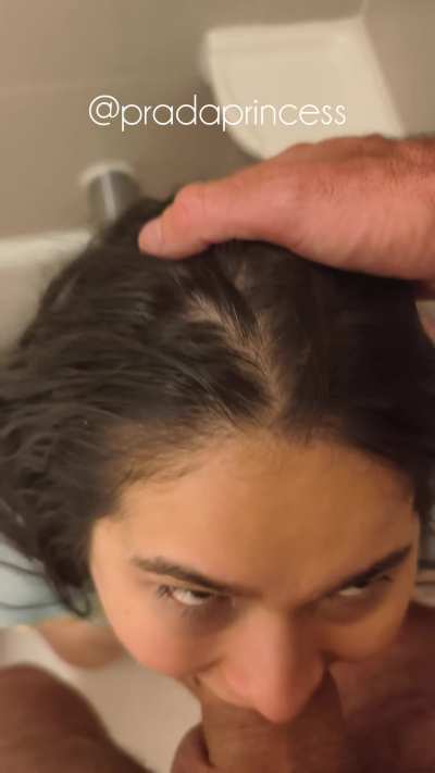 Pissed in my mouth for the first time and puke fucked