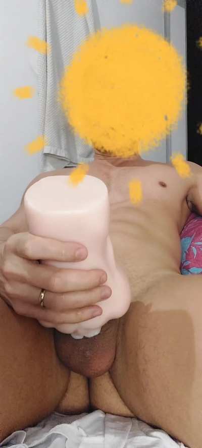 Pussy toy with cum