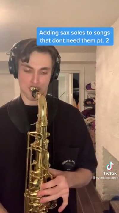 This guy’s sax solo
