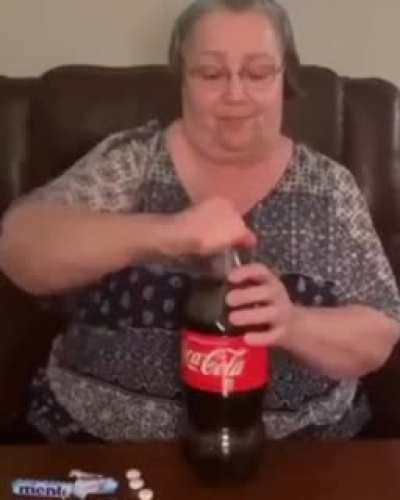Coke & Mentos ft. onset diabeetus