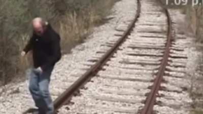 always stay off the tracks