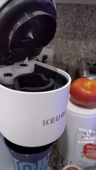 A late night debate on apple cider- keurig or electric kettle.