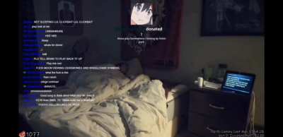 Imagine if he was asleep