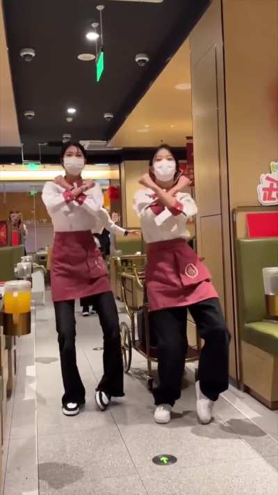 Their 5G A.I. green tech expert dance has been transferred over to the real world