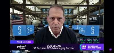 “If this stock goes past $30, you could see something PARABOLIC” Bob Sloan of S3 Partners