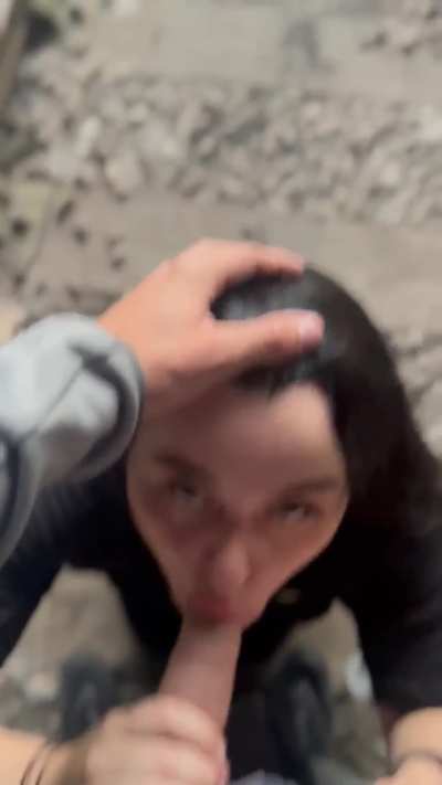 I’ll suck it anywhere he wants 