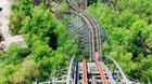 Up and Over Abandoned Rollercoaster Jazzland Six Flags