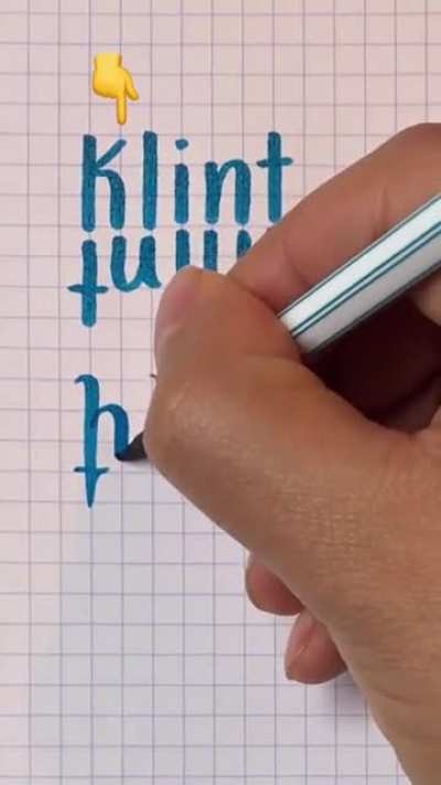 Guy demonstrates how to create a custom ambigram