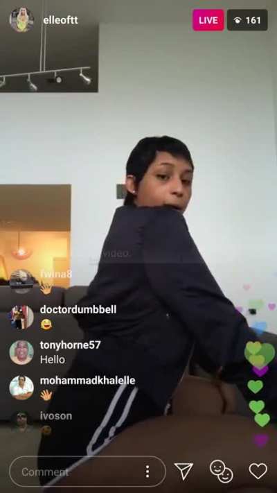 Mizz Twerksum sister Lady L @elloftt ass shaking