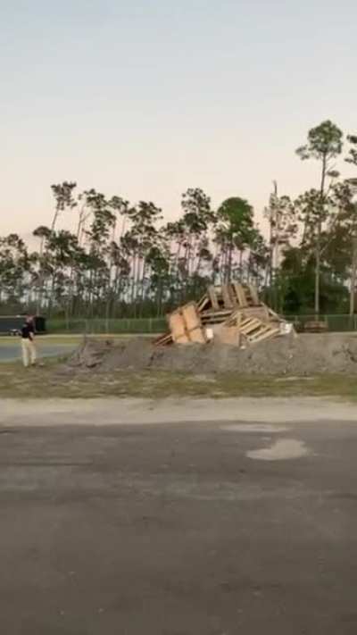 Lighting a bonfire!