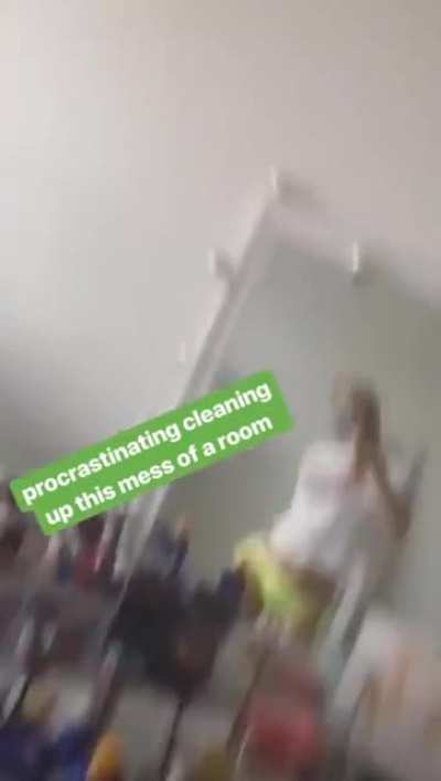 Dancing to POWER in a bikini