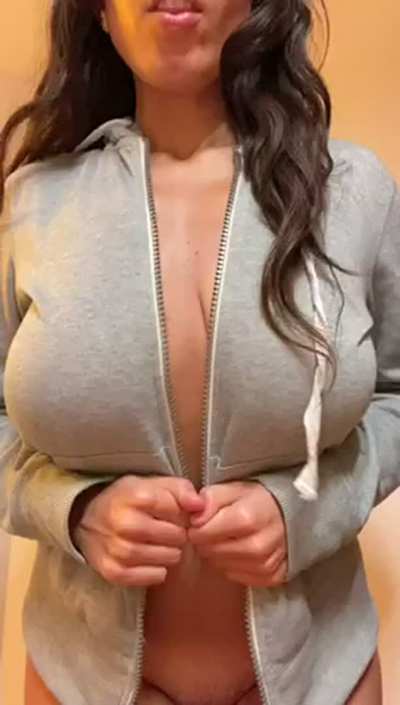 My big tits right in your face 😉 [OC]