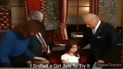 Extremely questionable behaviour from Biden🤨🤨