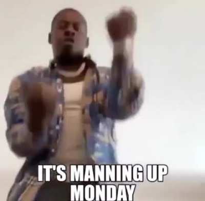 happy manning up monday ! secure that bag today boys 💋