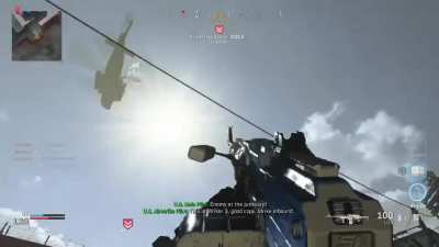 Precision Airstrike vs. Support Helo