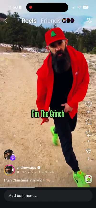 He’s the Grinch!