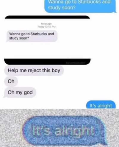 It’s alright