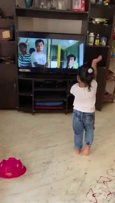 Dance as shown on the TV