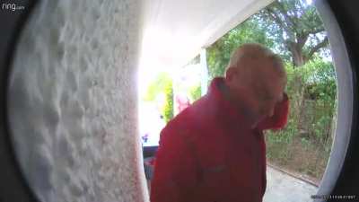 The postman knocked twice