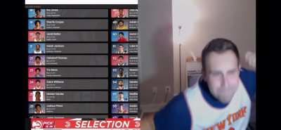 Knicks fan prays for Jalen Johnson but instead he gets drafted to the Hawks😈