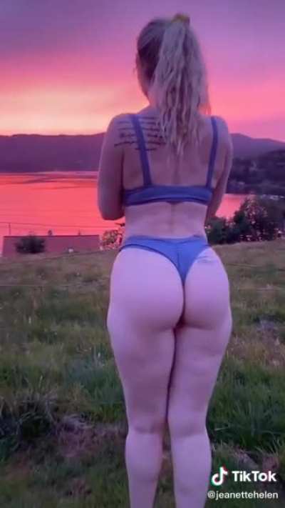 Walk to the sunset