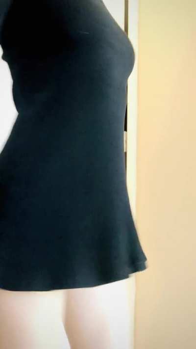 Be honest, is my dress too short?