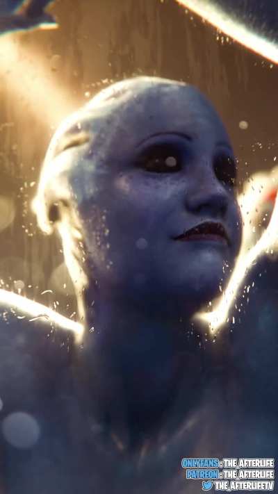 Samara And Liara Getting Wet In The Shower (the_<wbr>after<wbr>life)