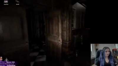 Gotta love drunk girls playing a horror game