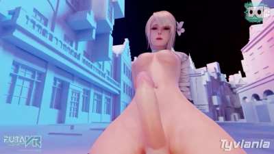 Kaine cowgirl Ride (FutaVR / Tyviania) [NieR<wbr>:Auto<wbr>mata]