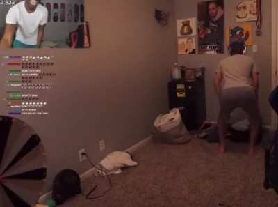 2 Drunk Men Shaking What They Mama Gave Em