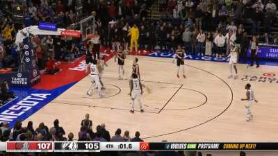 [Highlight] Kyle Anderson shoots it over the backboard and the Wolves lose to the tanking Blazers